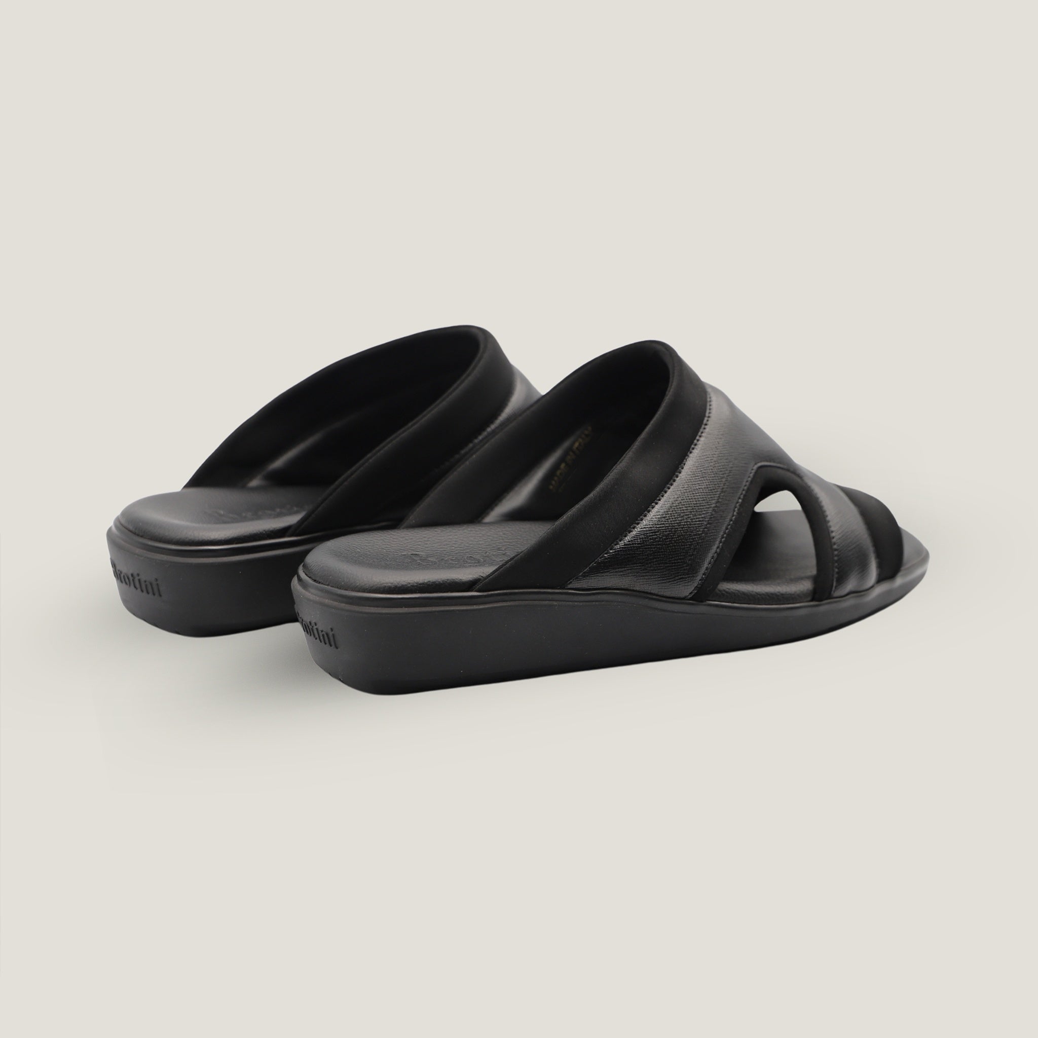 Sandal Saffiano Calf Nero