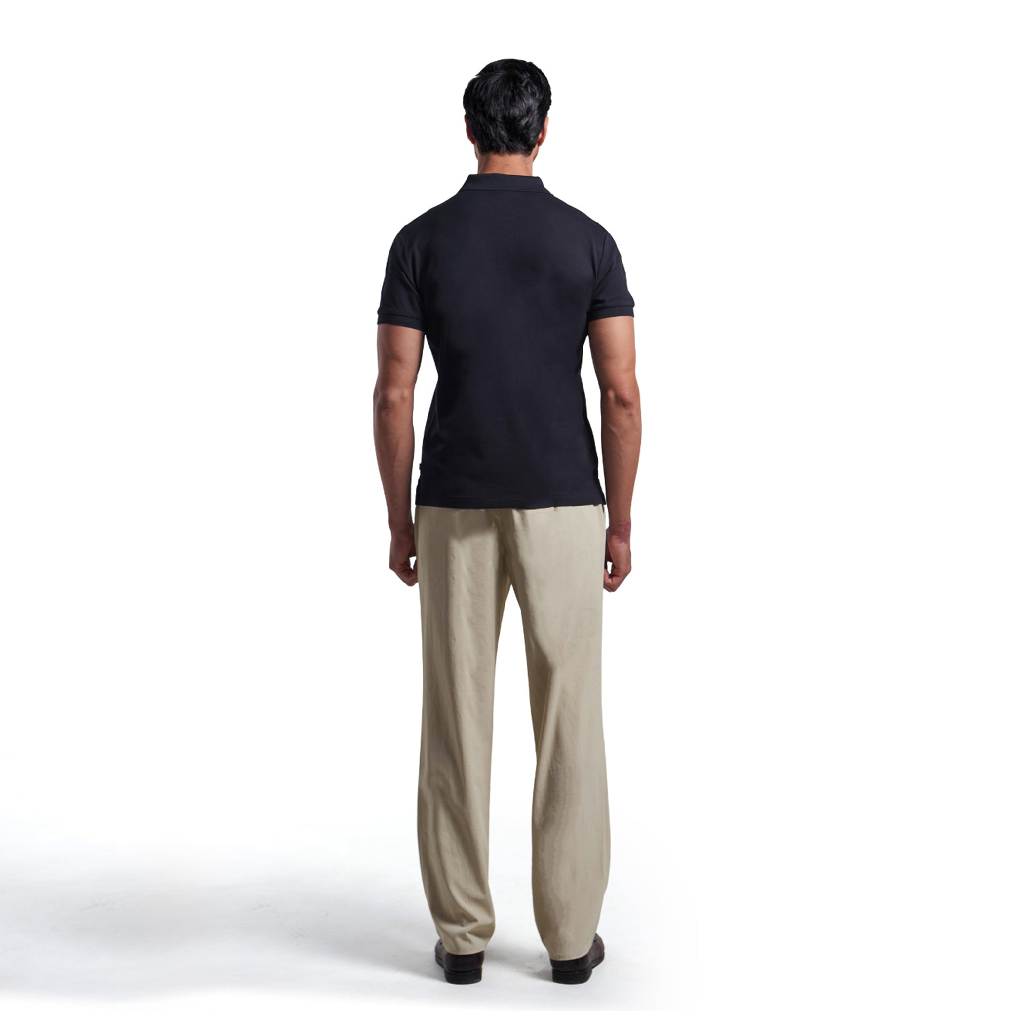 Mens Basic Polo Black | Classic Comfort & Style