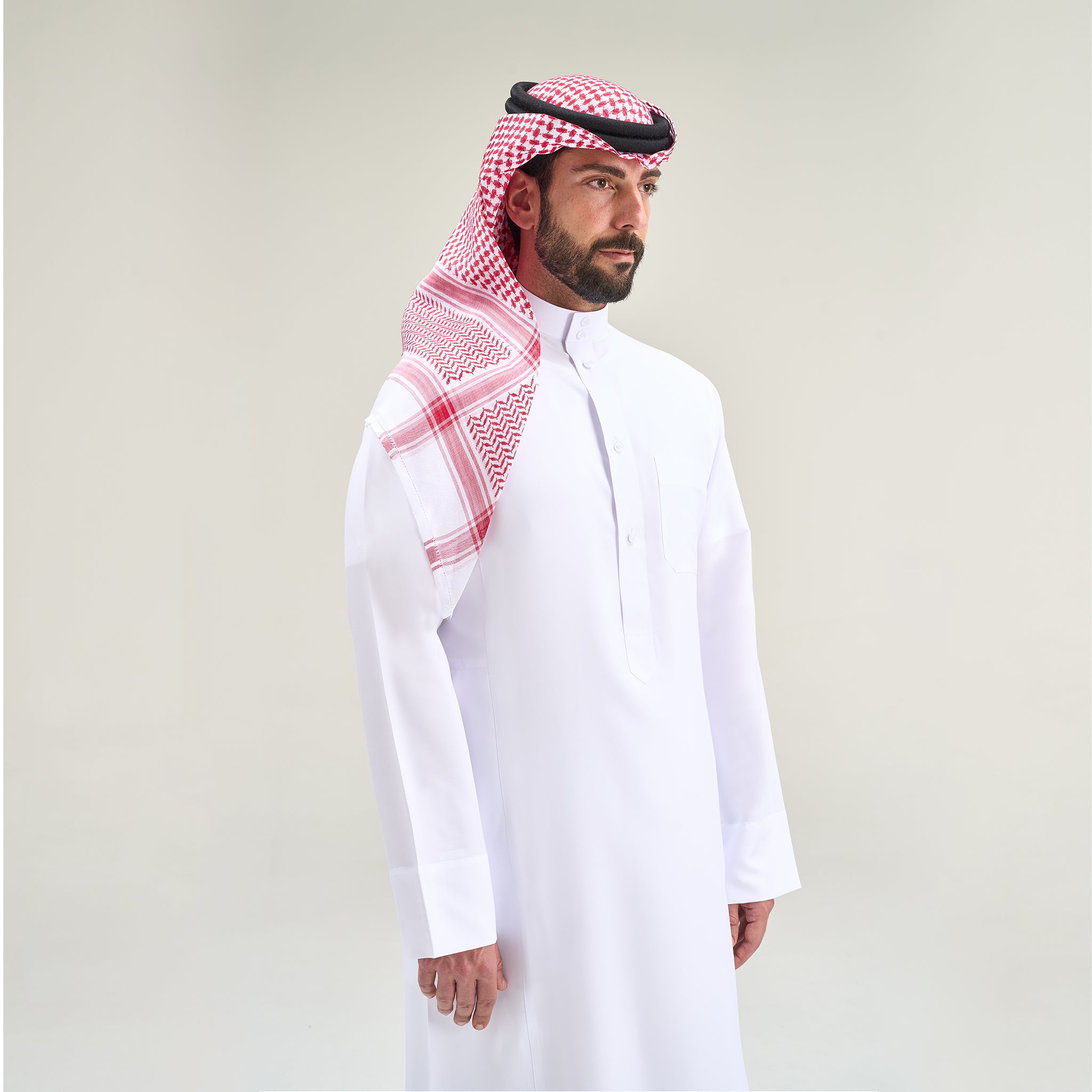 المجموعة الذهبية كندورة سعودي - أبيض