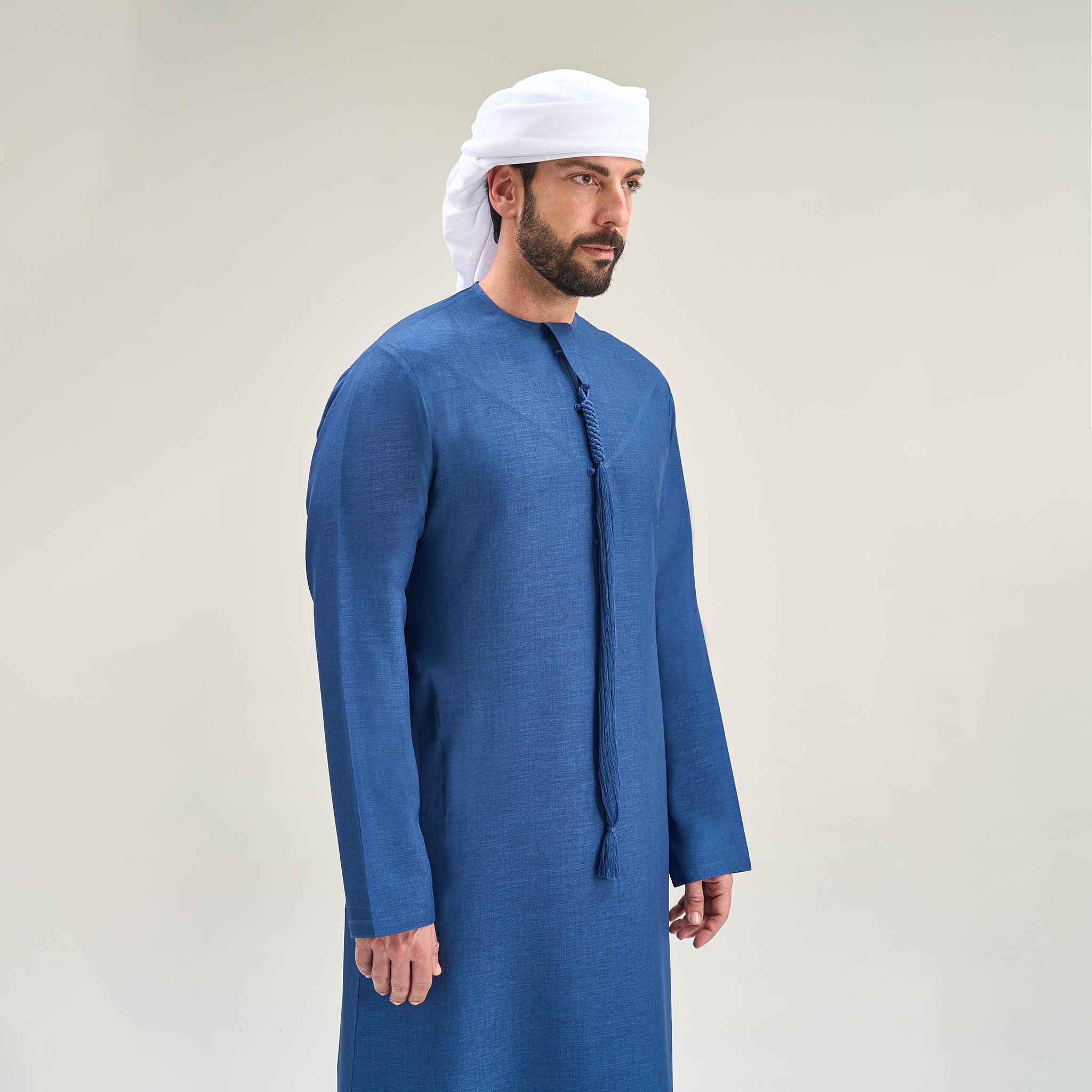 المجموعة الخاصة (بلاك)كندورة إماراتي - أزرق
