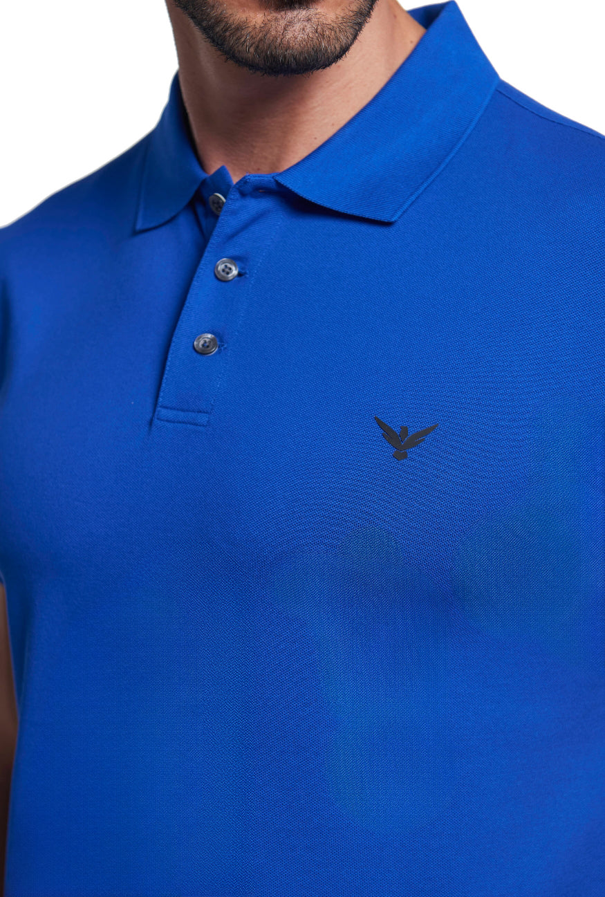 Mens Basic Polo - Royal Blue