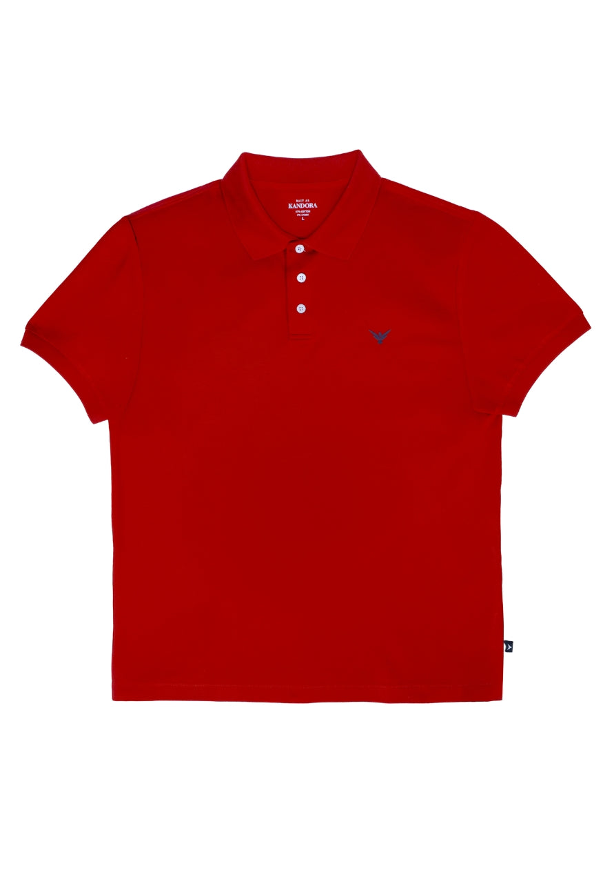 Mens Basic Polo - Maroon