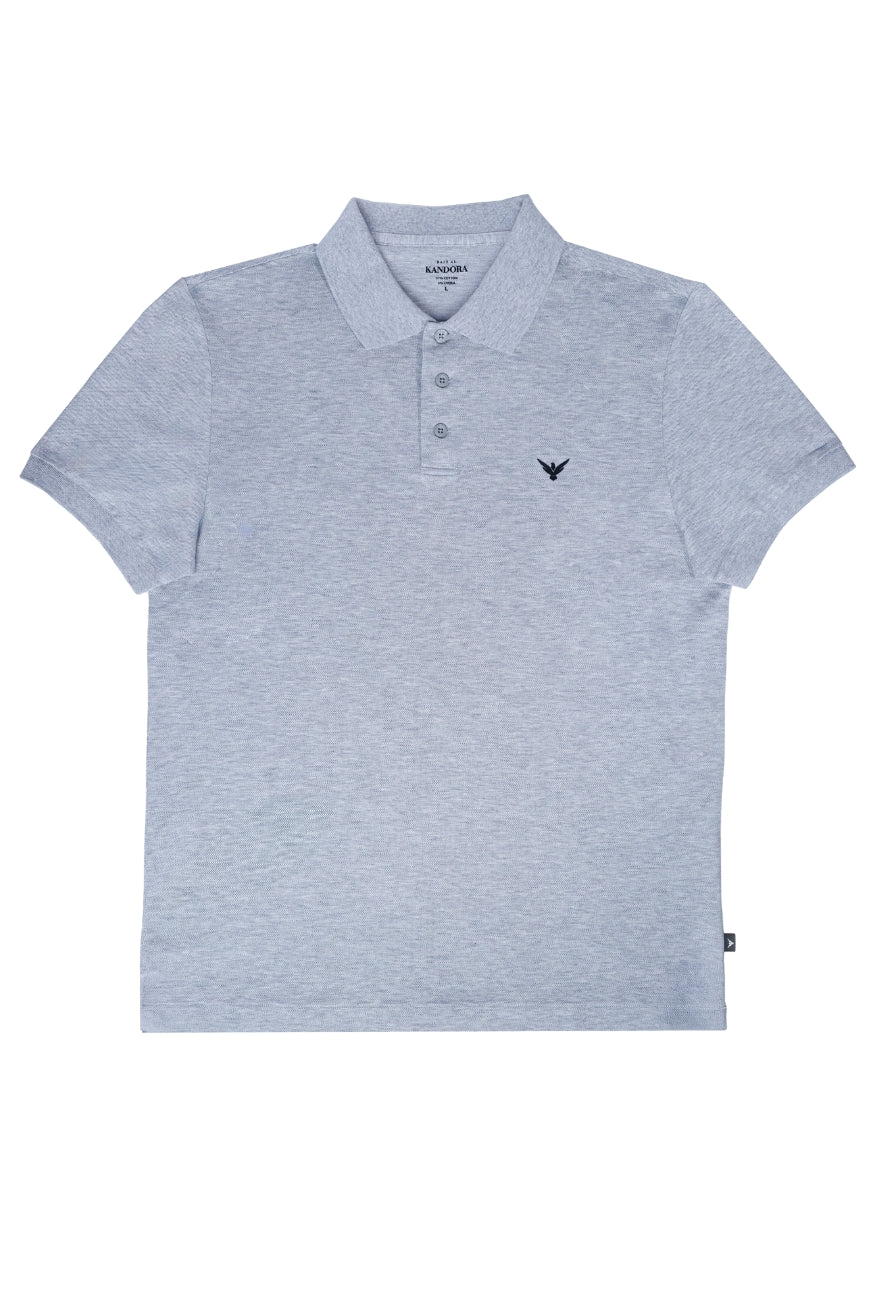 Mens Basic Polo - Grey