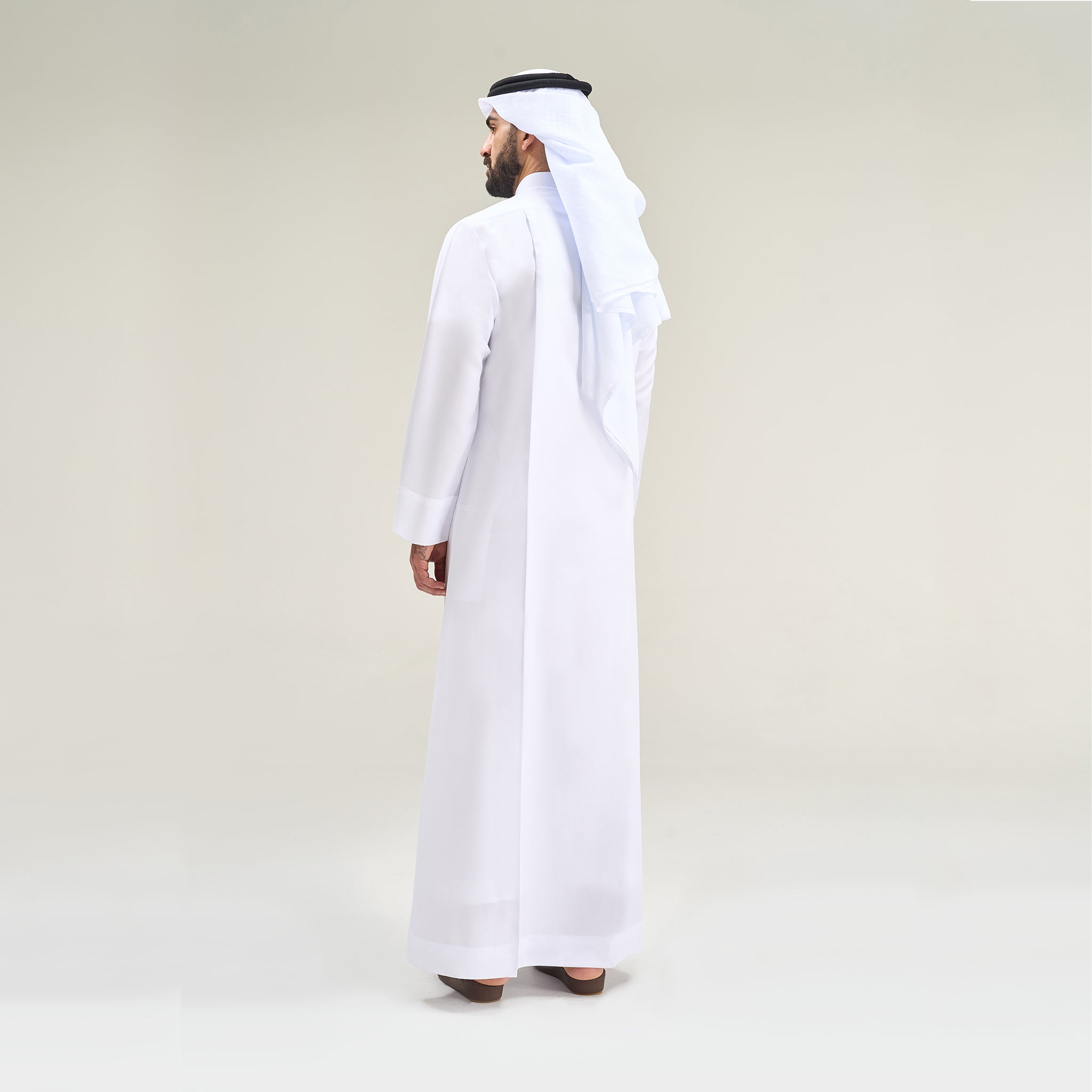 Kuwaiti Kasra Gold Edition White | Timeless Elegance