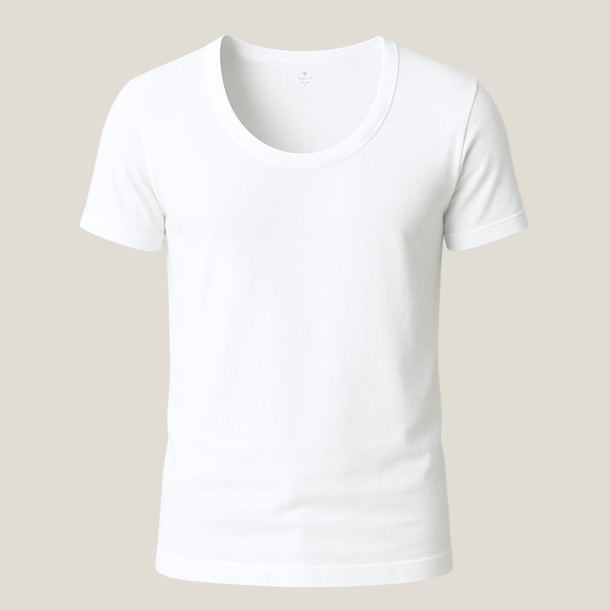 Under Shirt Deep Neck (Pack of Two)