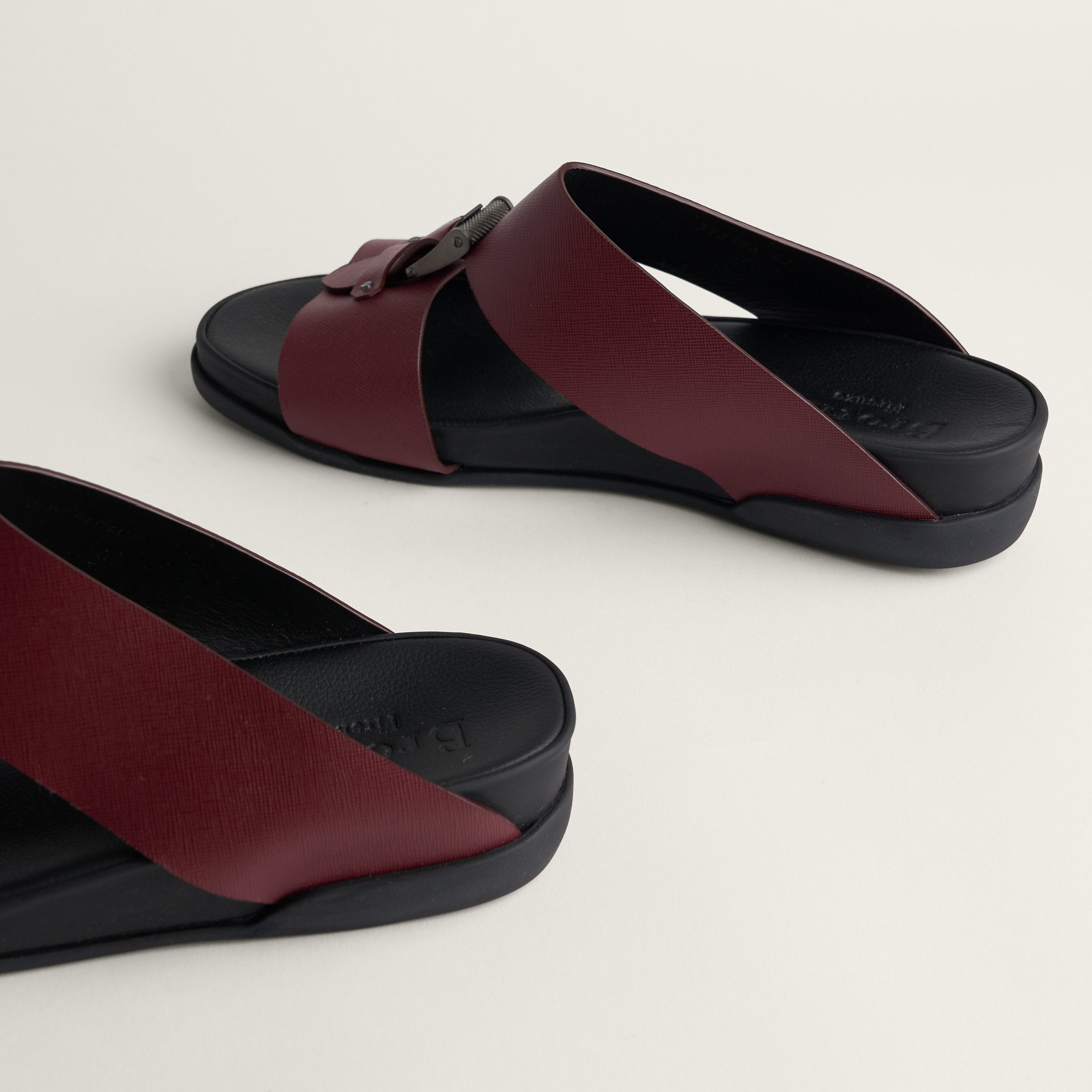 Sandal Saffiano Granata