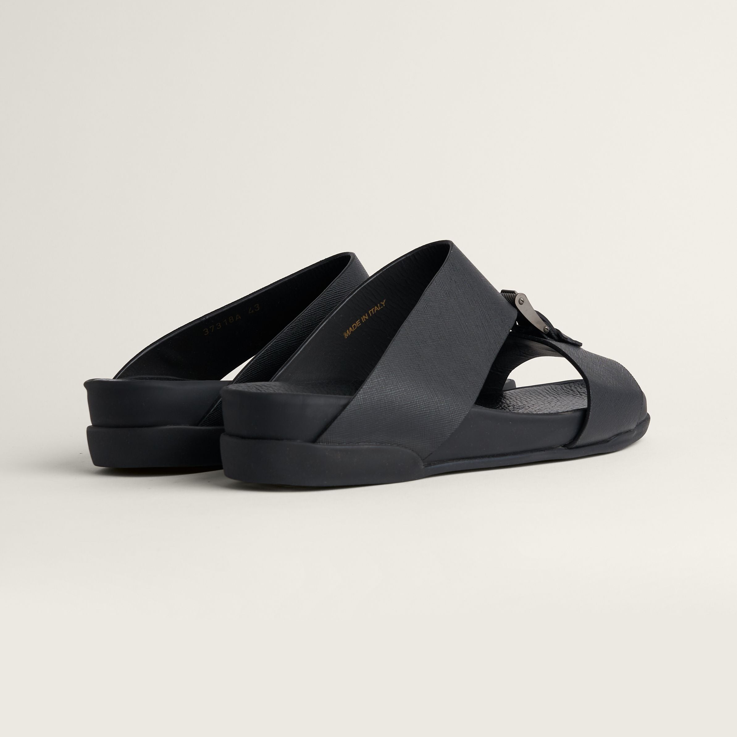 Sandal Saffiano Nero