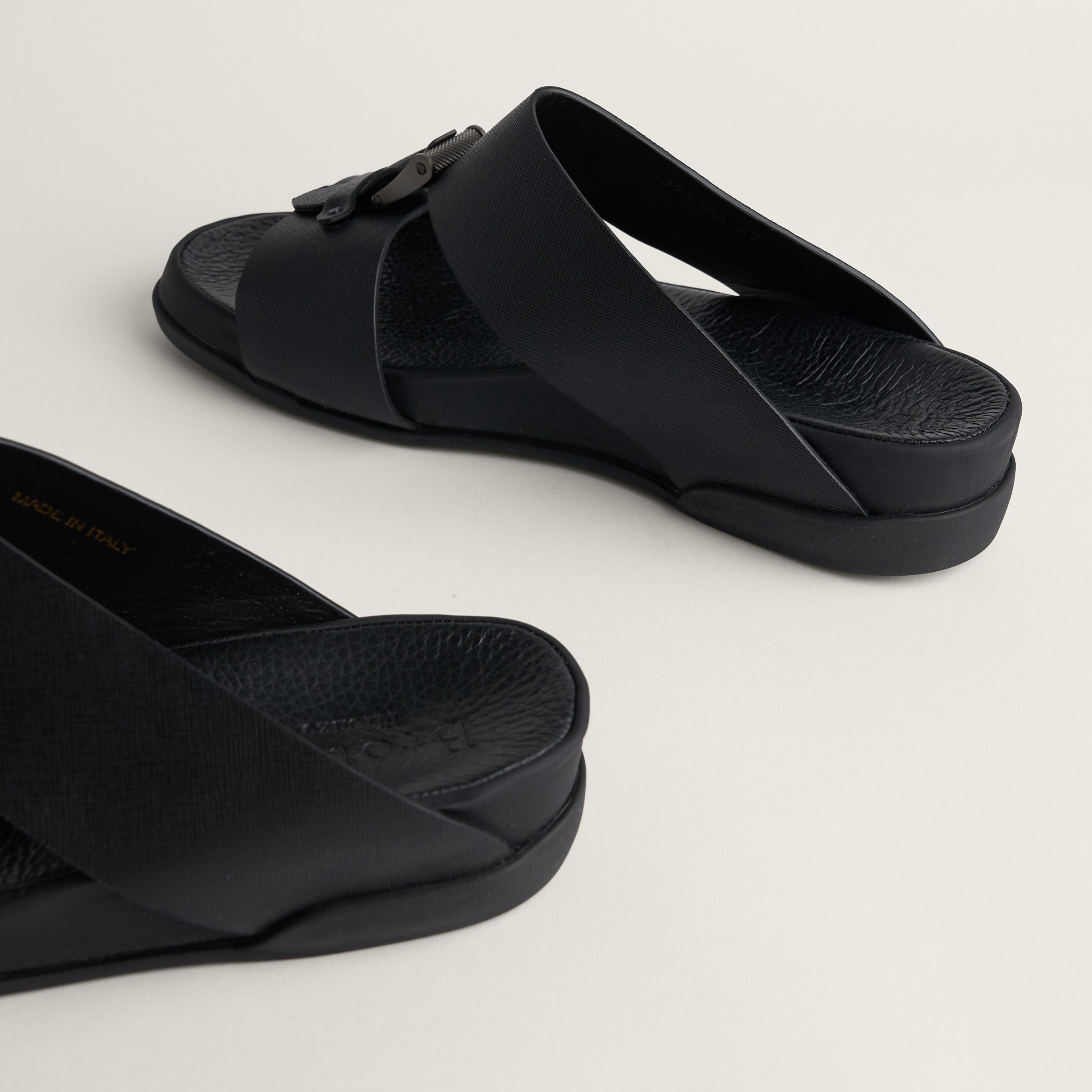 Sandal Saffiano Nero