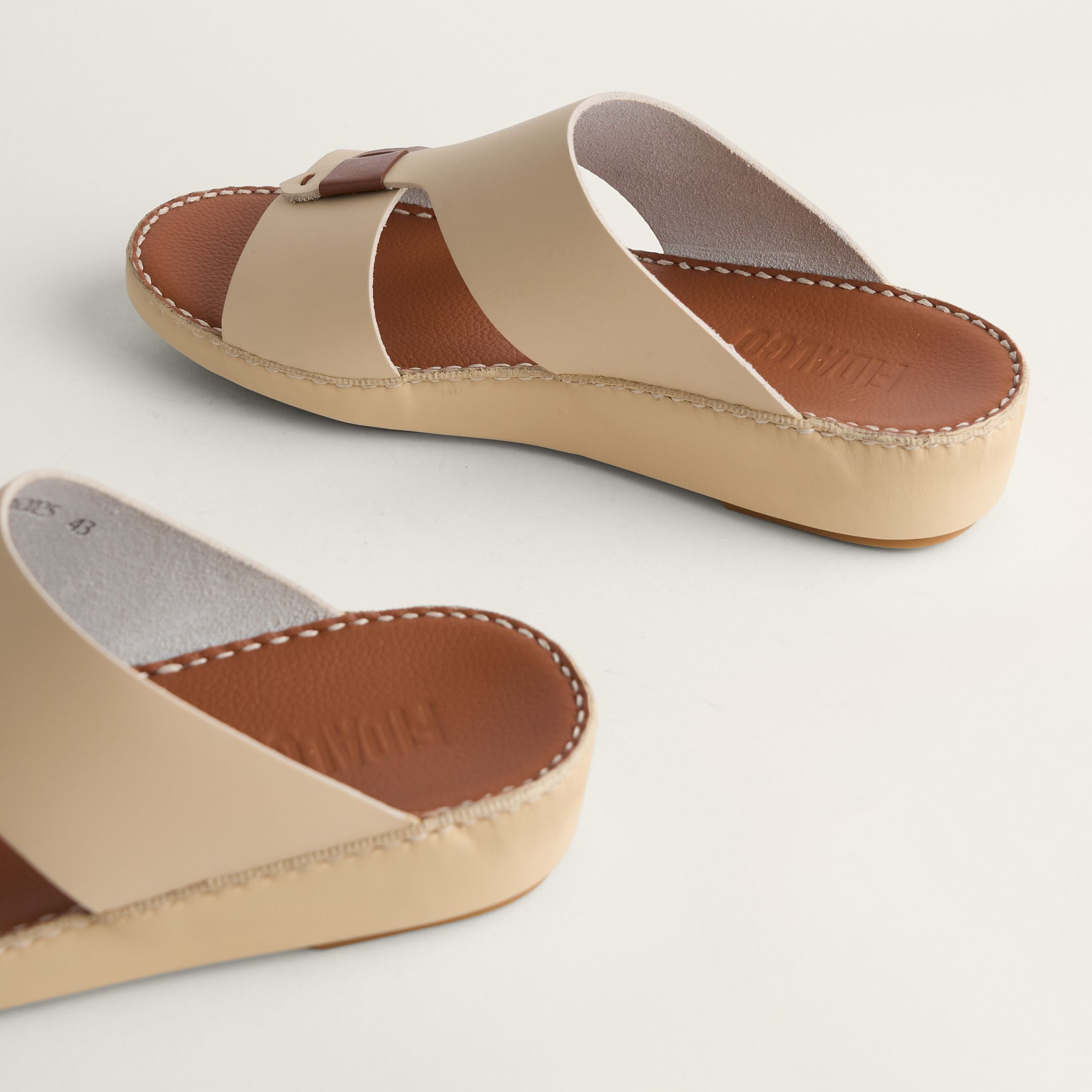 Sandal Calf Bege Claro