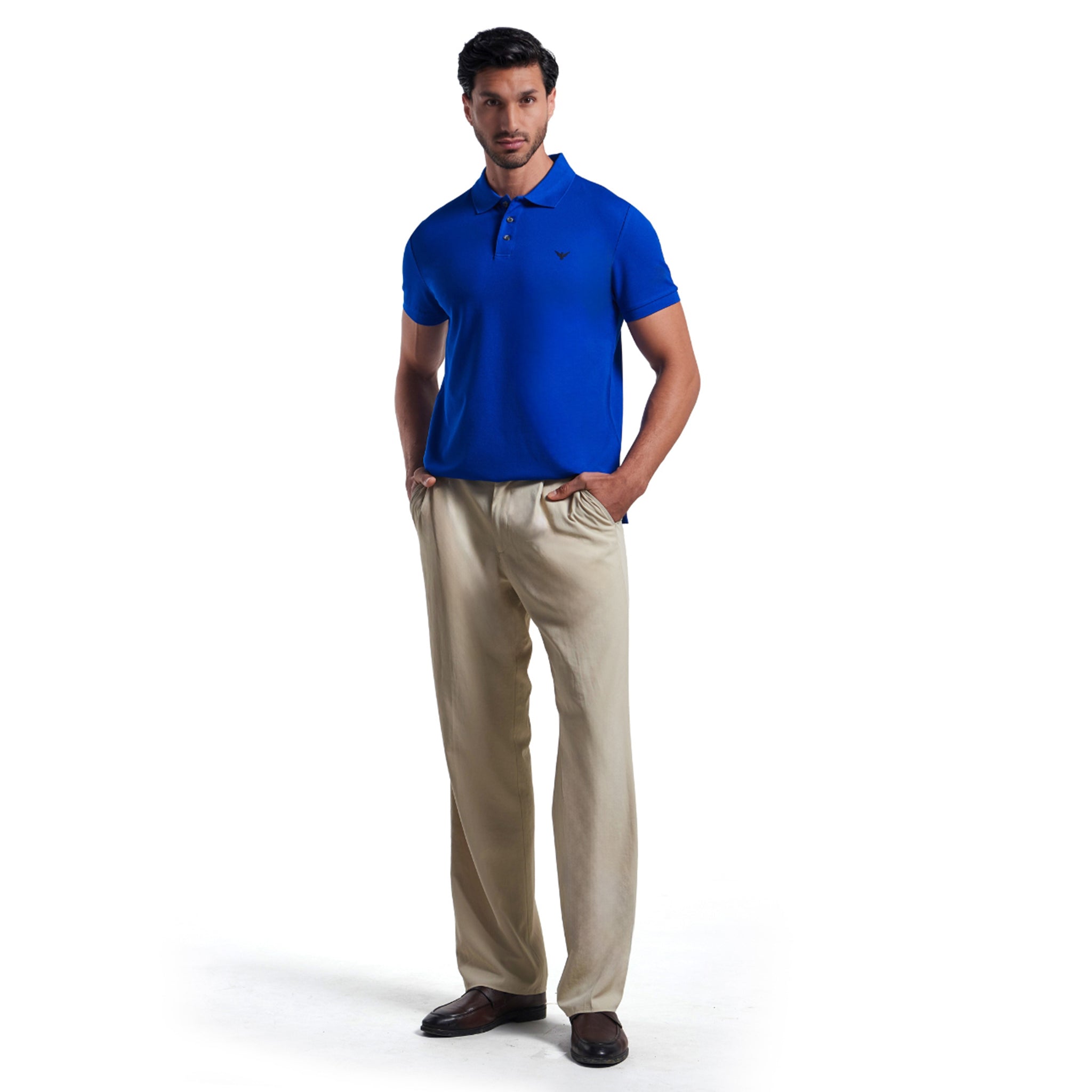Mens Basic Polo - Royal Blue