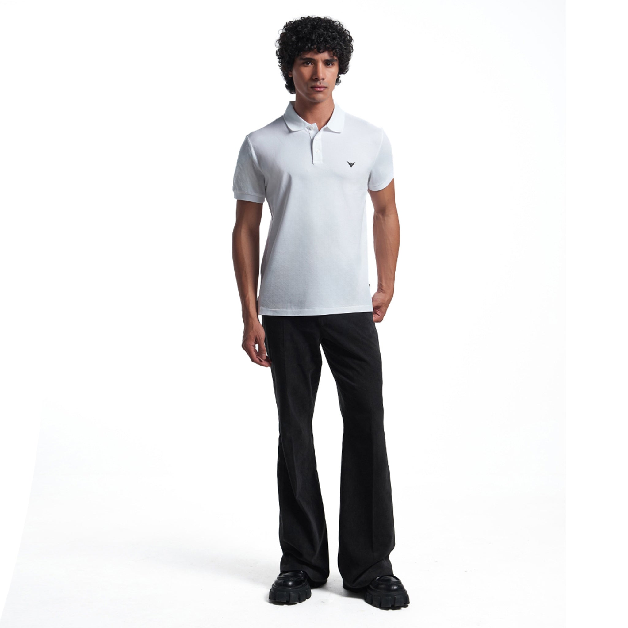 Mens Basic Polo – White | Premium Cotton Polo Shirt