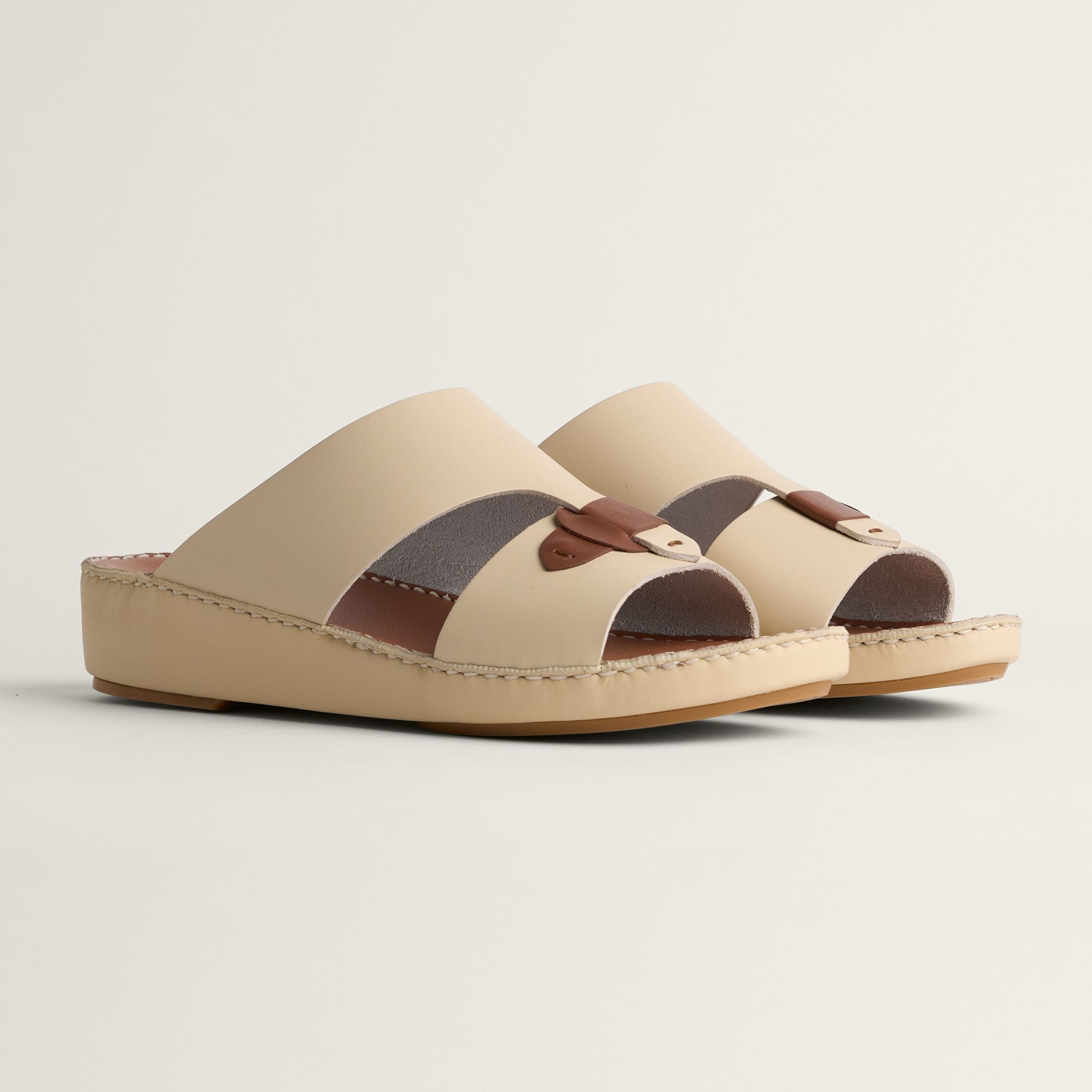 Sandal Calf Bege Claro