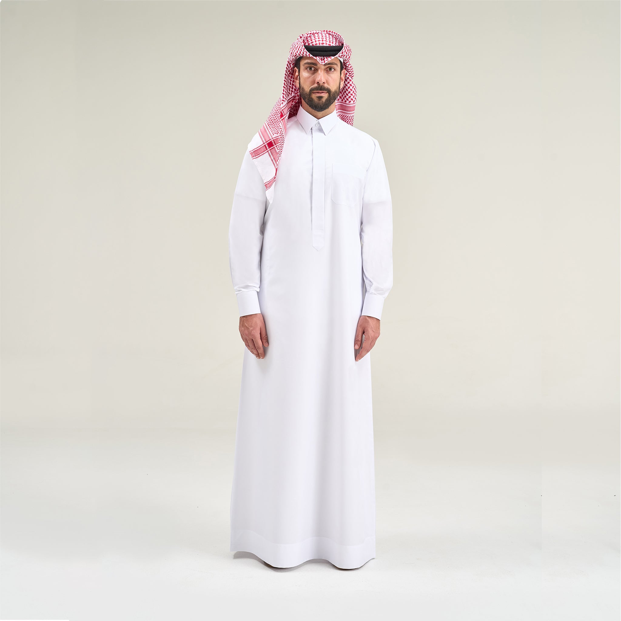المجموعة الذهبية كندورة قطري - أبيض