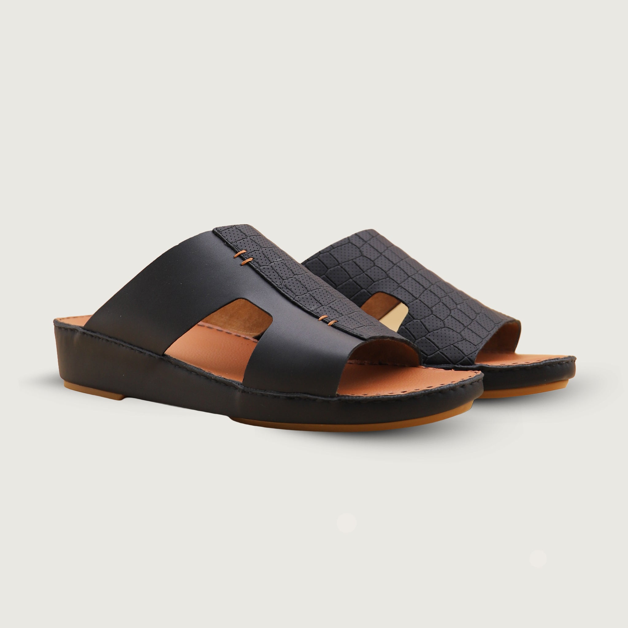 Sandal Calf Preto - 052026A