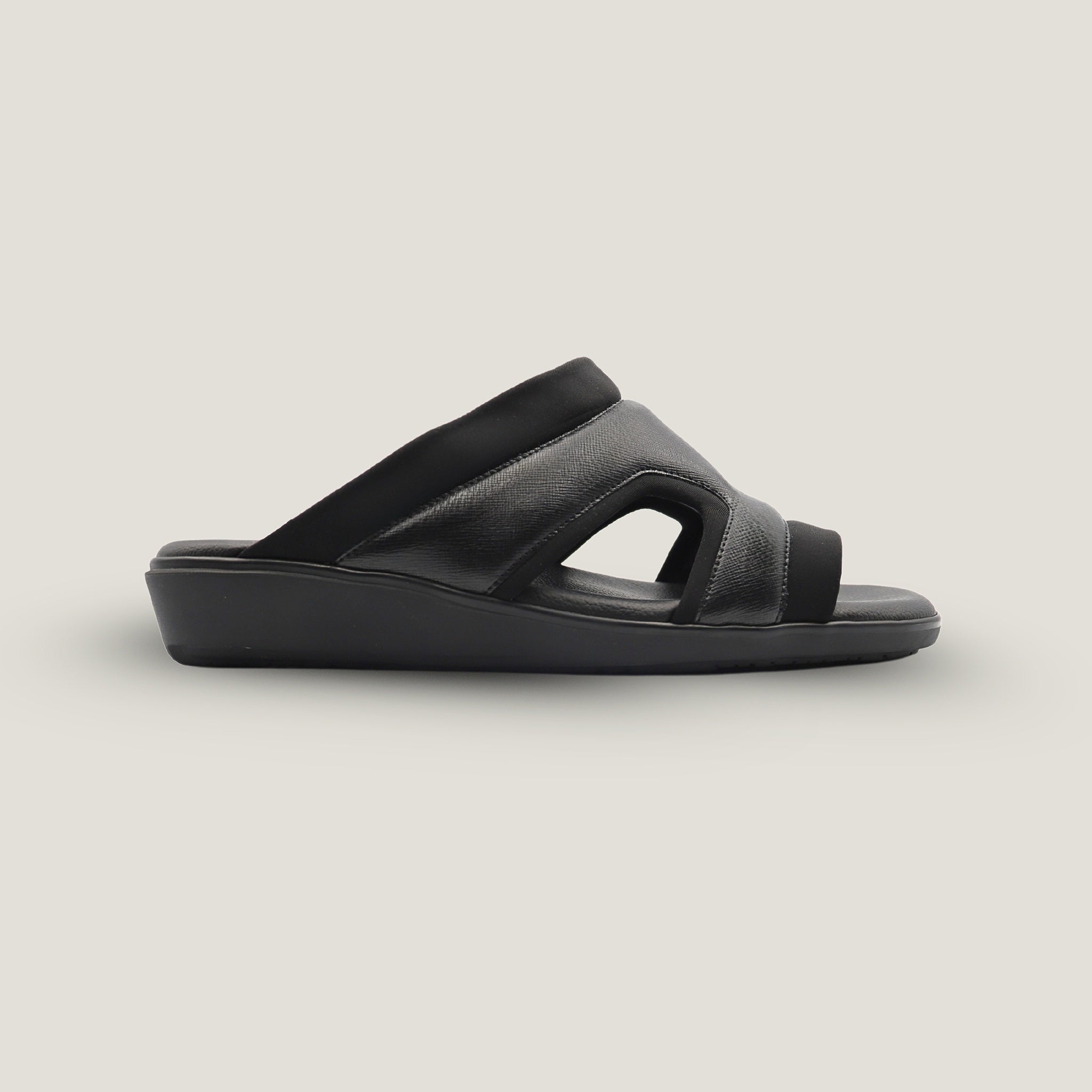 Sandal Saffiano Calf Nero