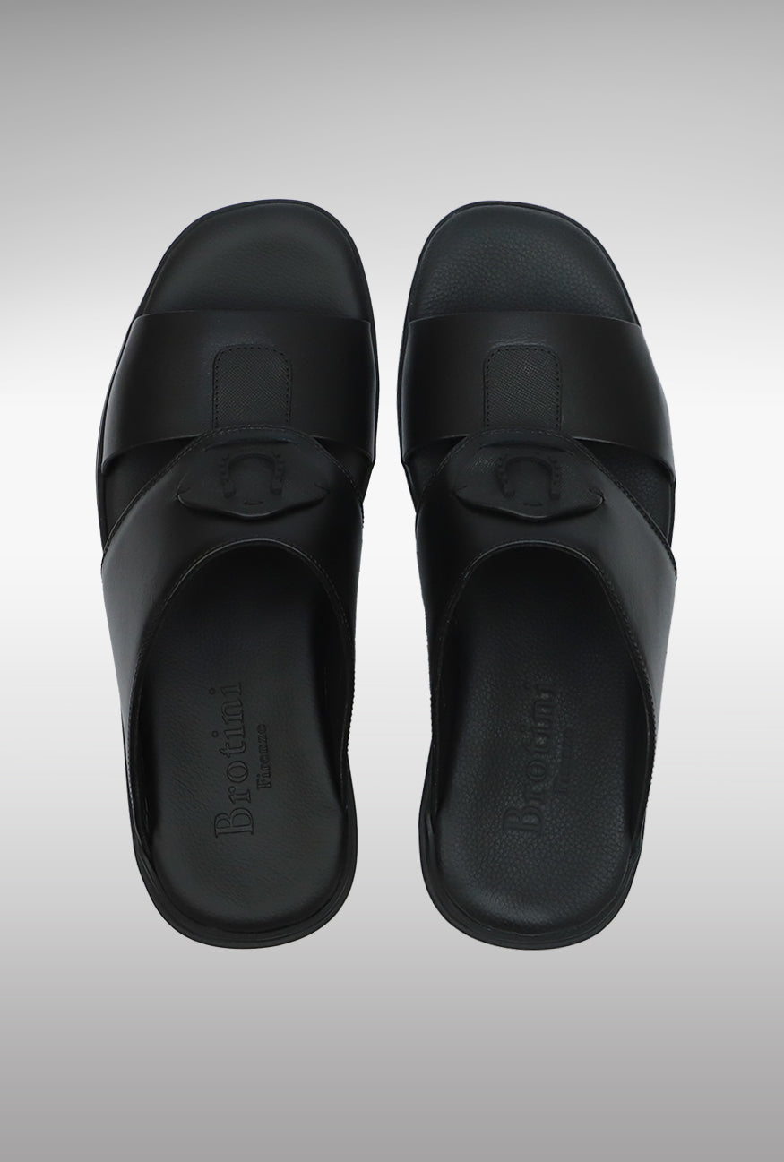 Sandal Saffiano Nero