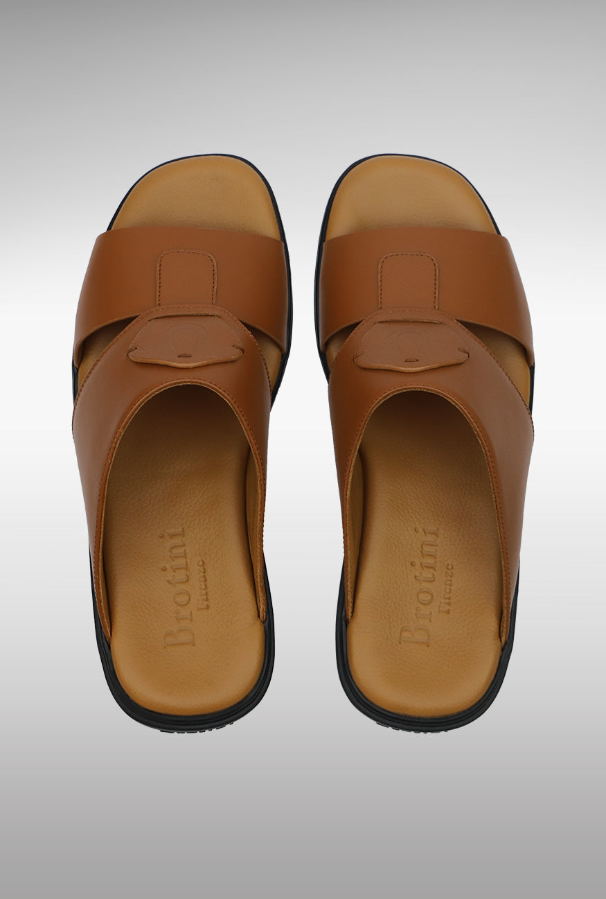 Sandal Saffiano Calf Whisky