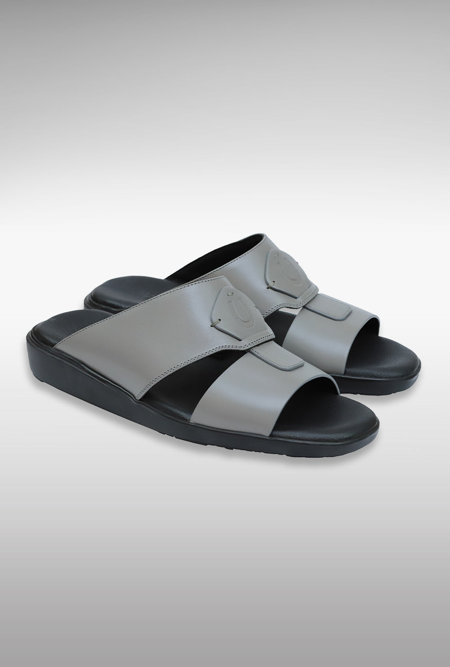 Sandal Saffiano Calf Slate
