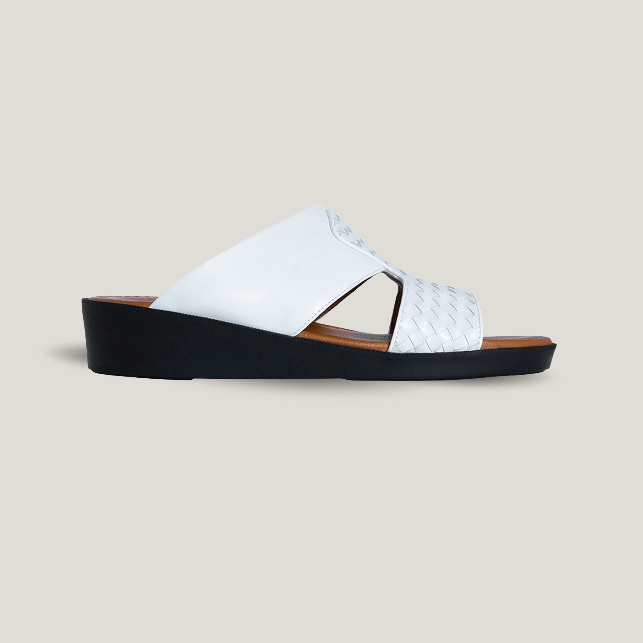 Interlaced Calf White