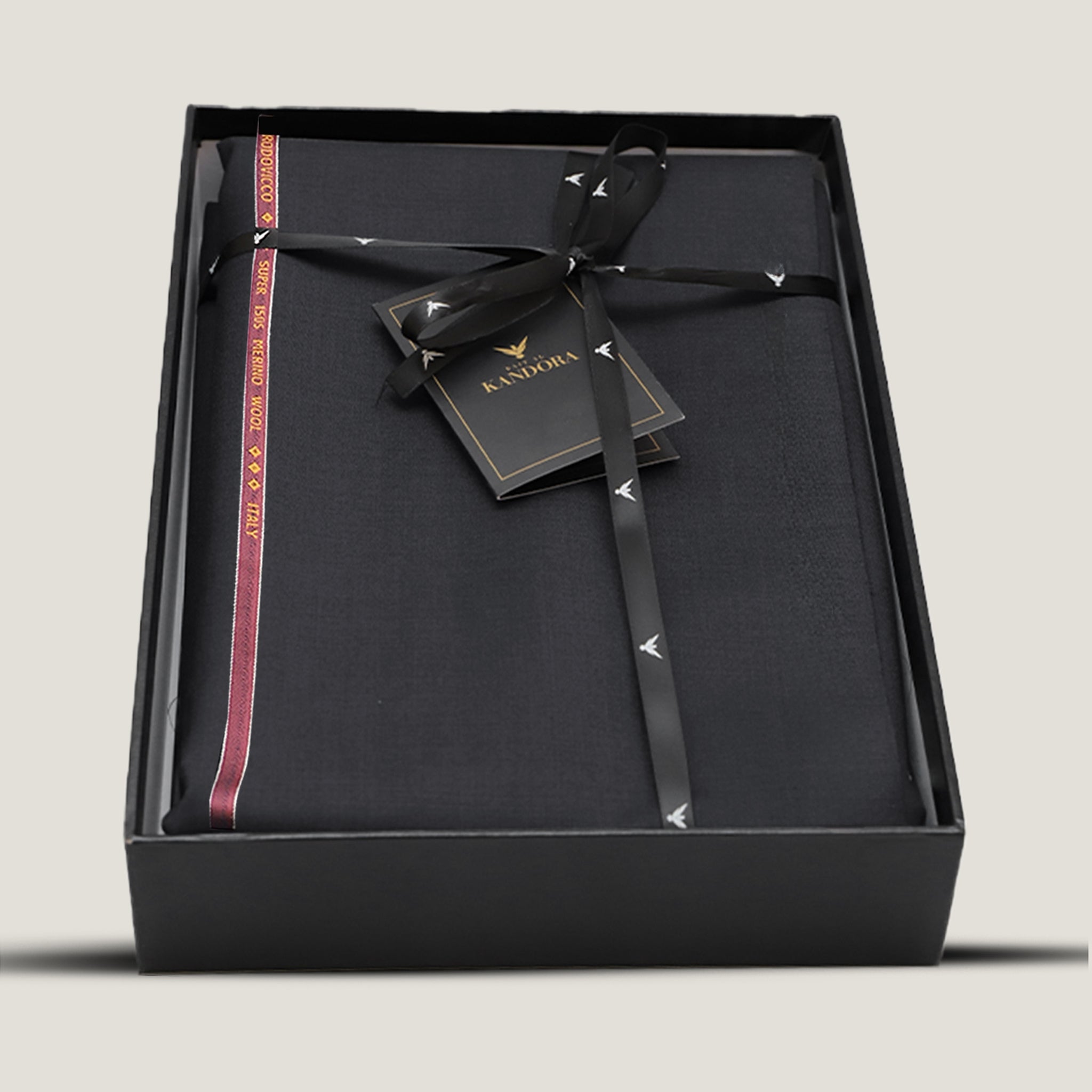 Rodovicco Italian Fabric Gift Box Dark Navy