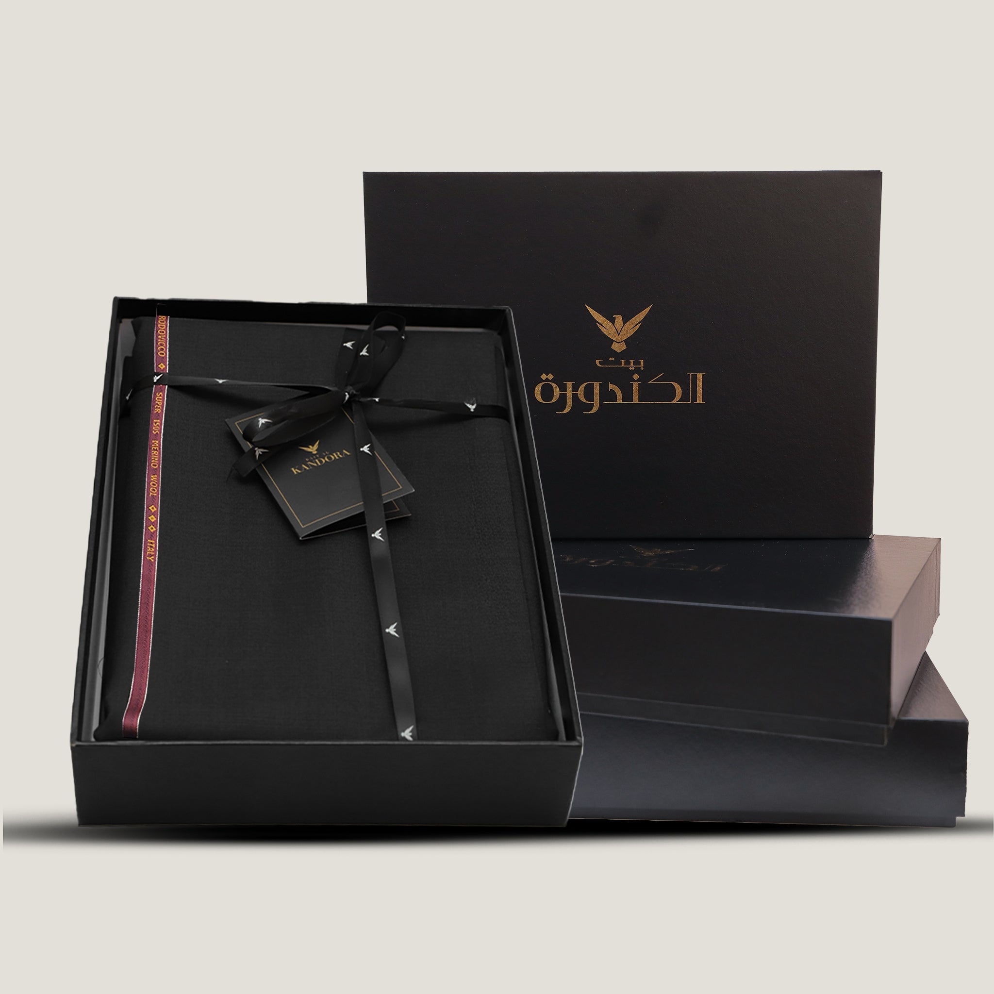 Rodovicco Italian Fabric Gift Box Black