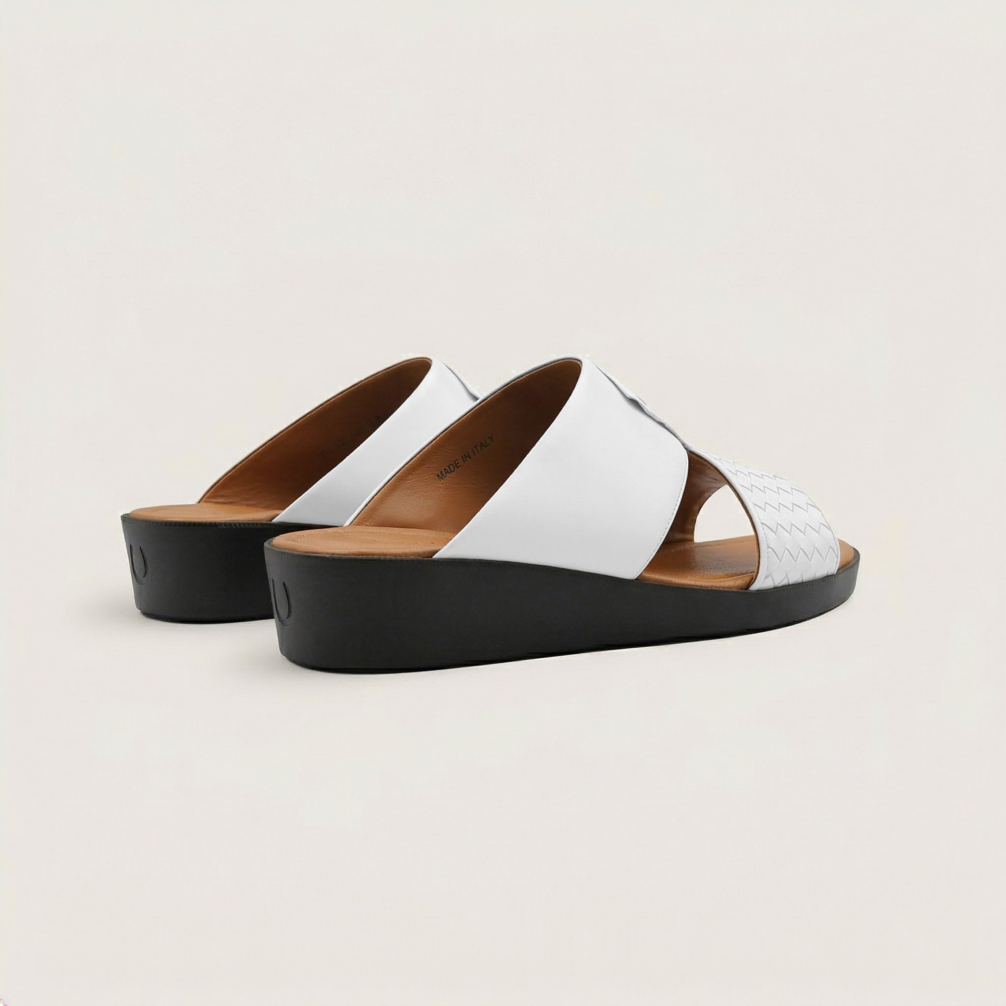 Interlaced Calf White