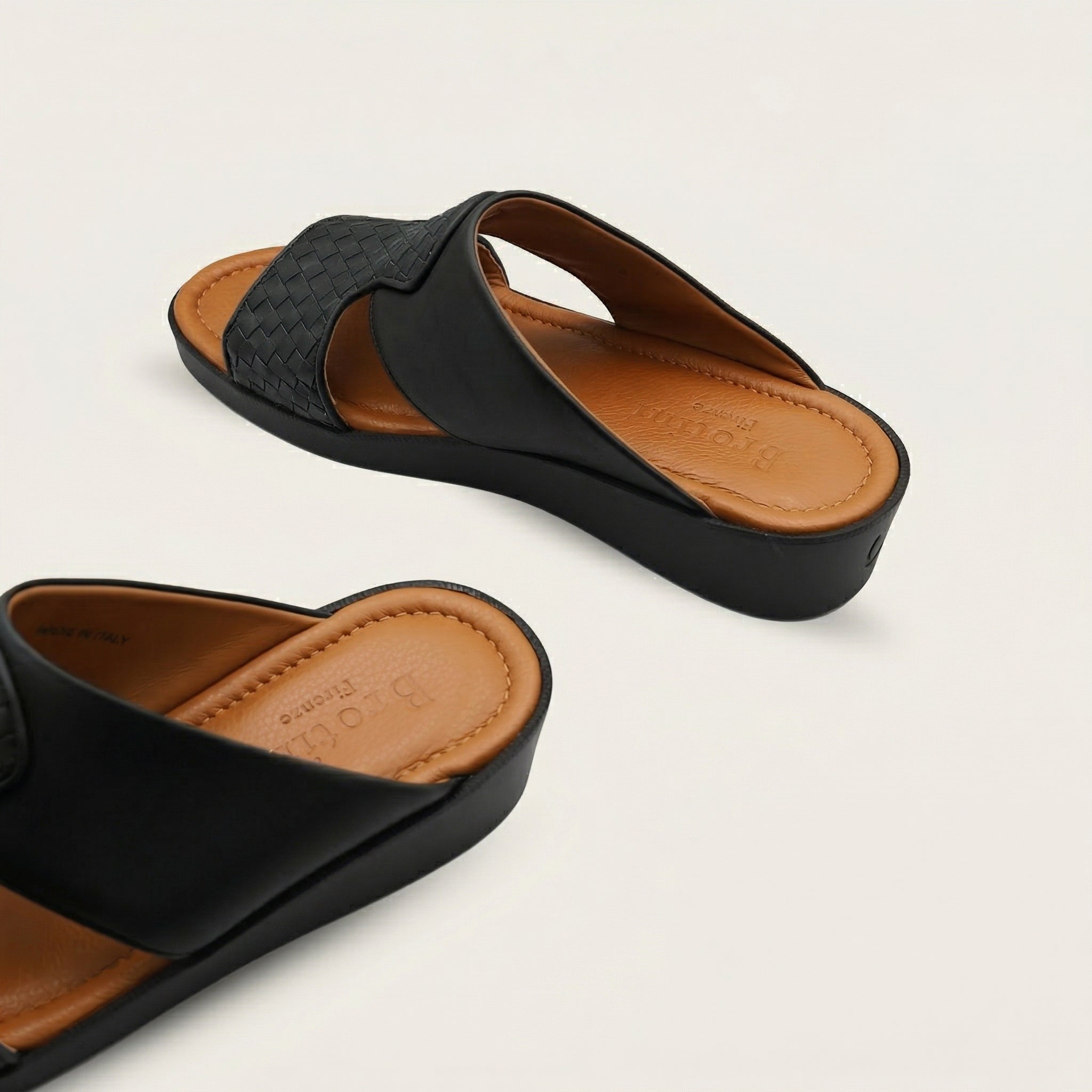 Interlaced Calf Black