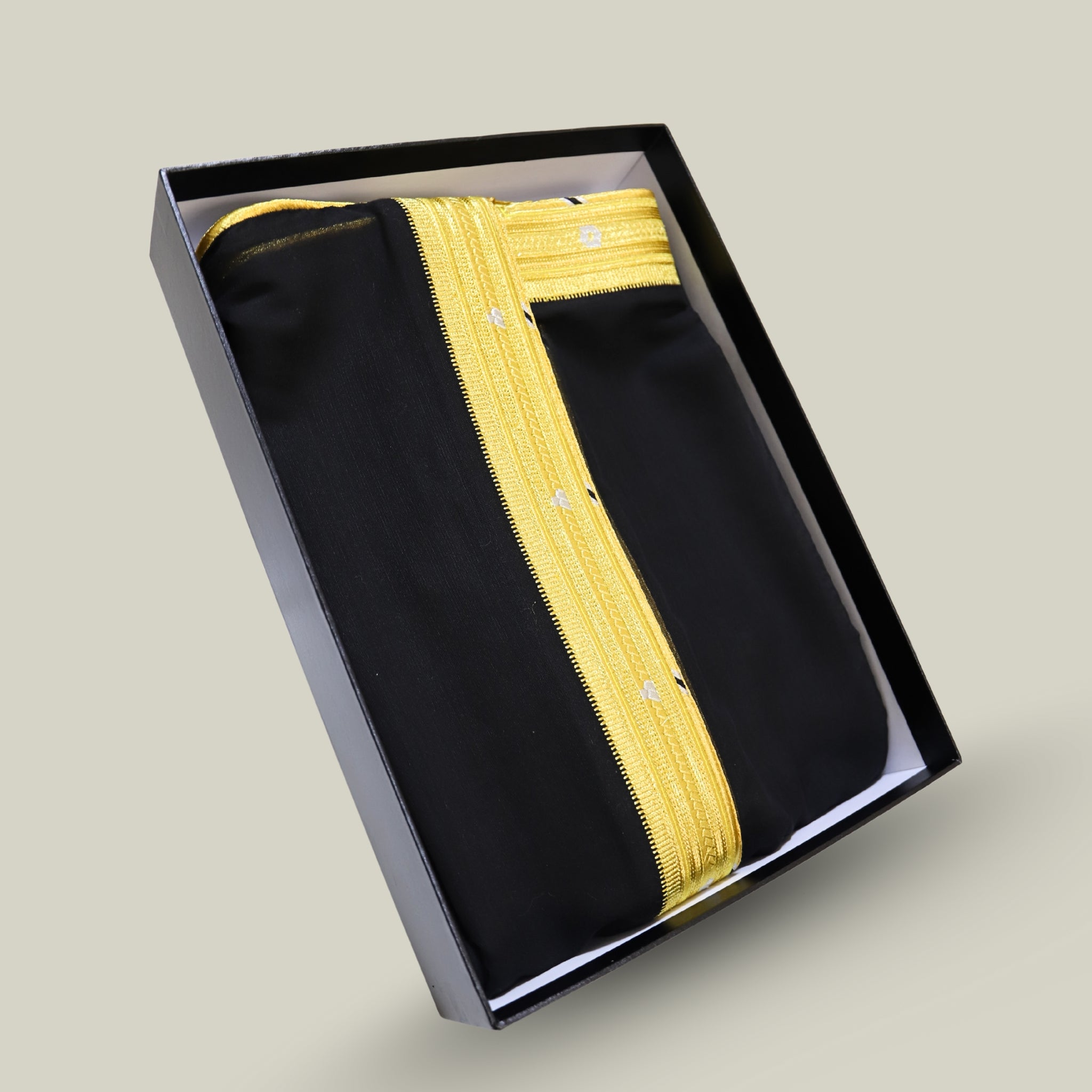 Gold Edition Bisht - Black