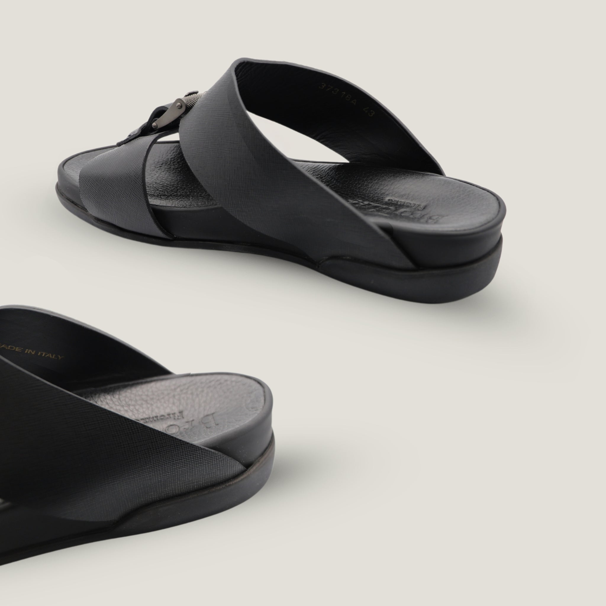 Sandal Saffiano Nero