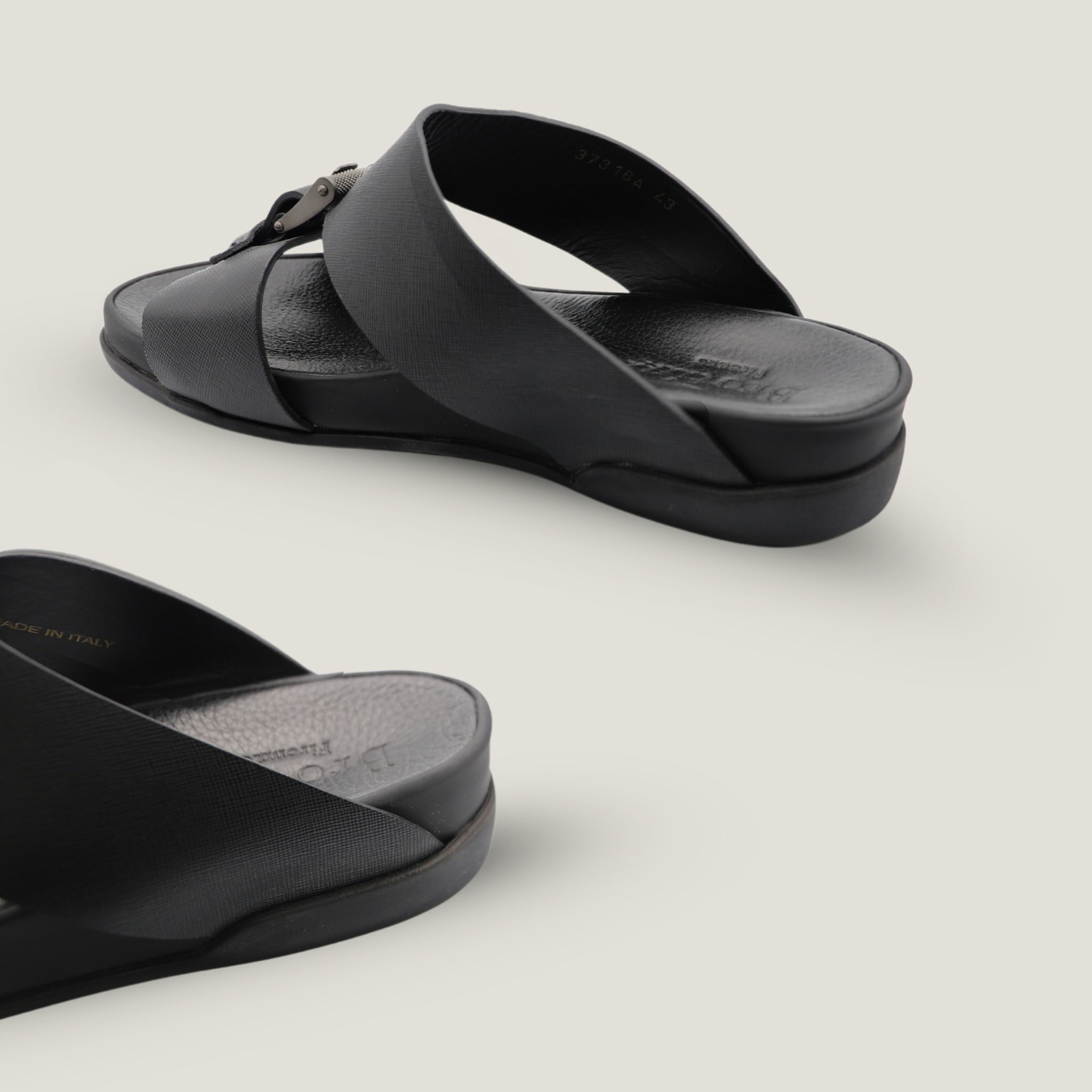 Sandal Saffiano Nero