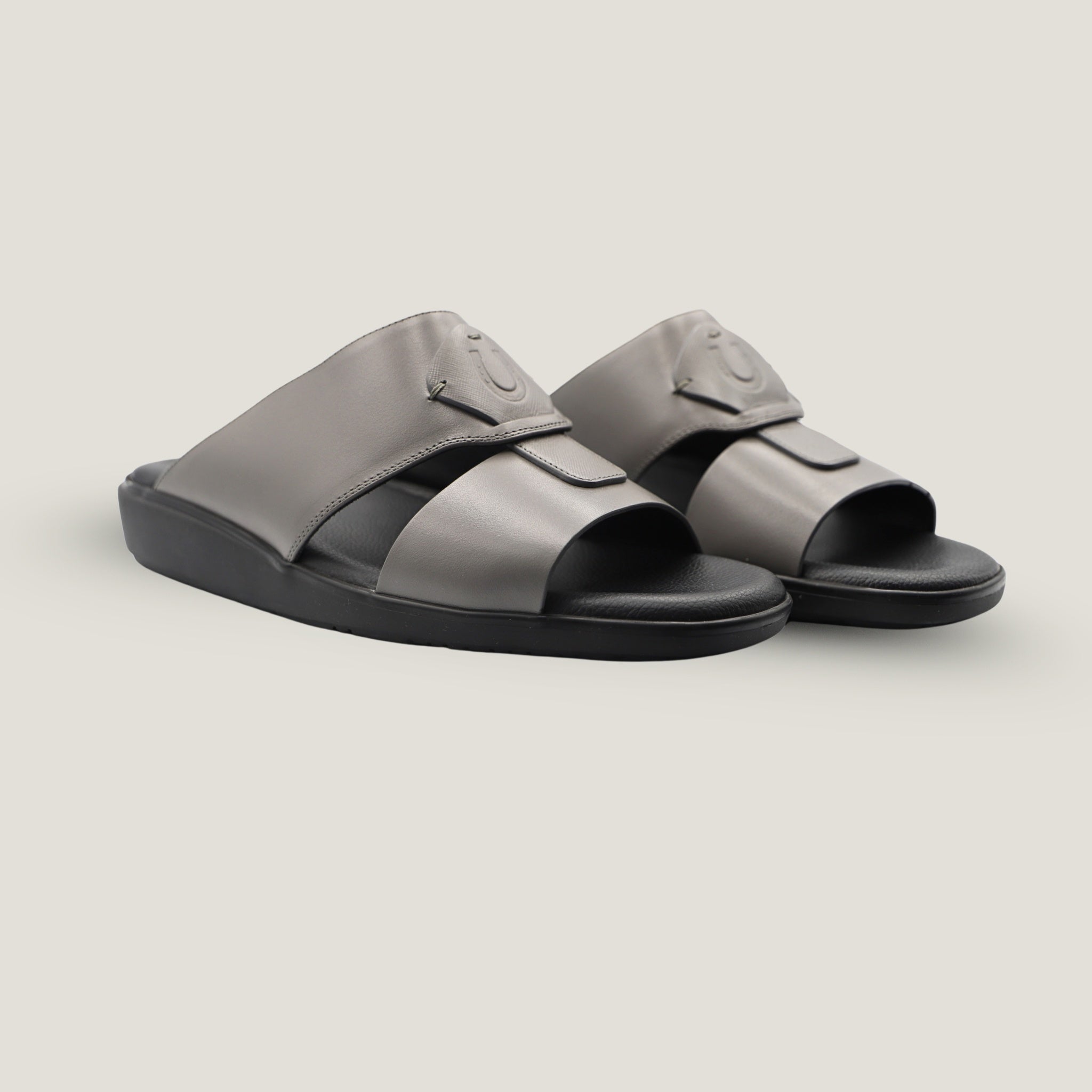 Sandal Saffiano Calf Slate