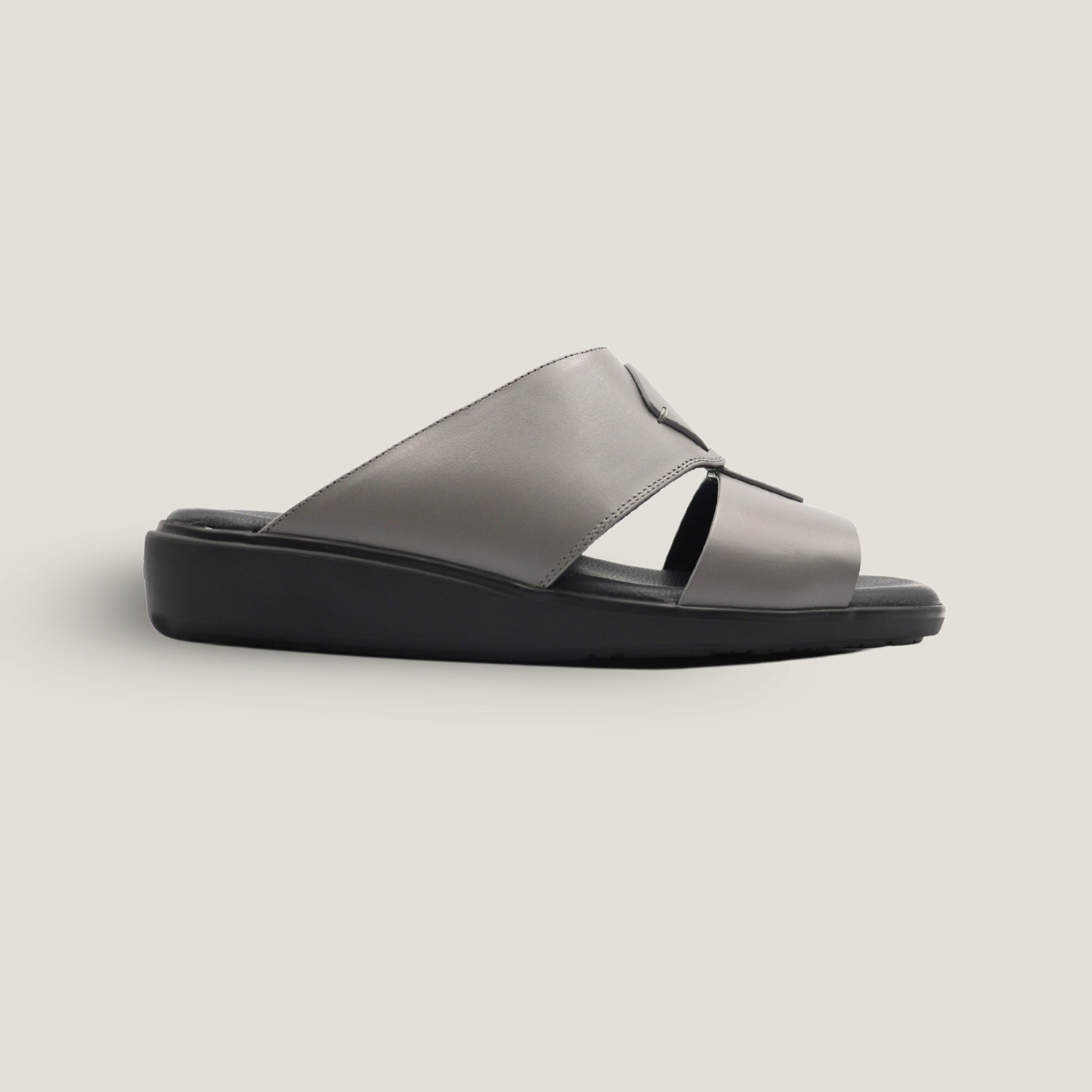 Sandal Saffiano Calf Slate