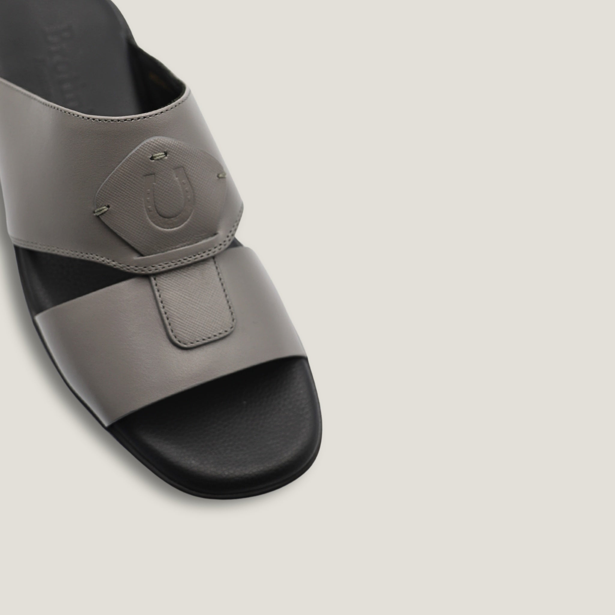 Sandal Saffiano Calf Slate