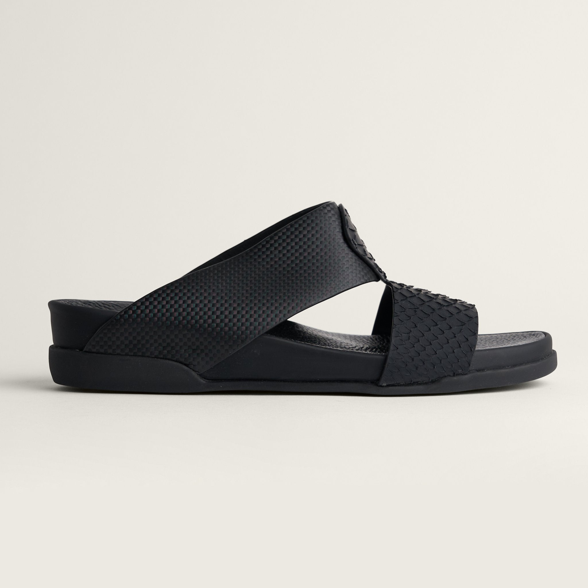 Sandal Python Car Carbon Nero