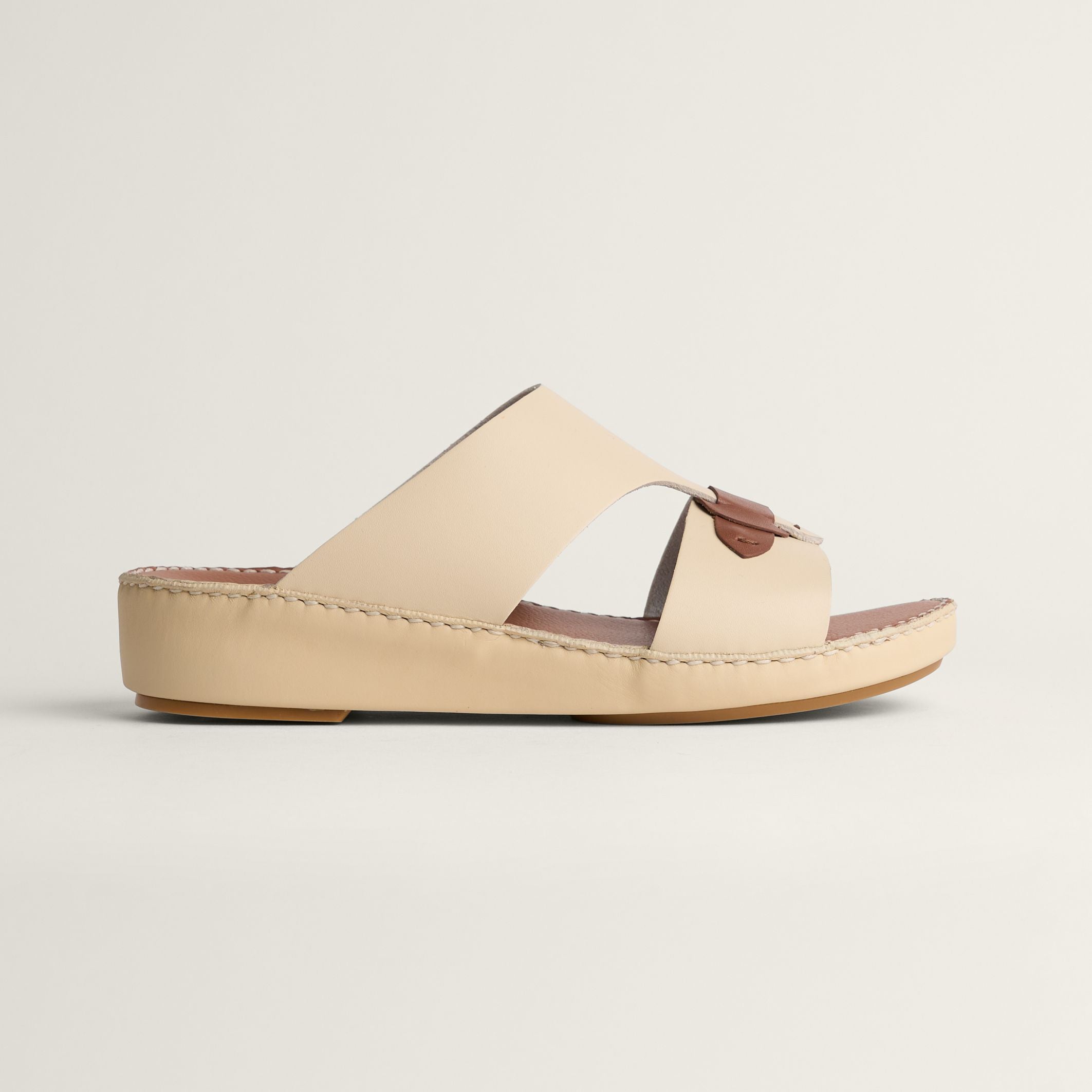 Sandal Calf Bege Claro