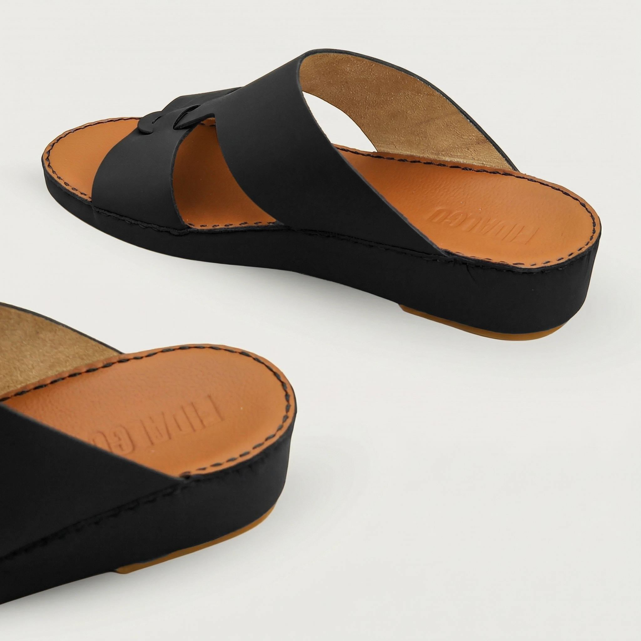 Sandal Calf Preto - 032026A