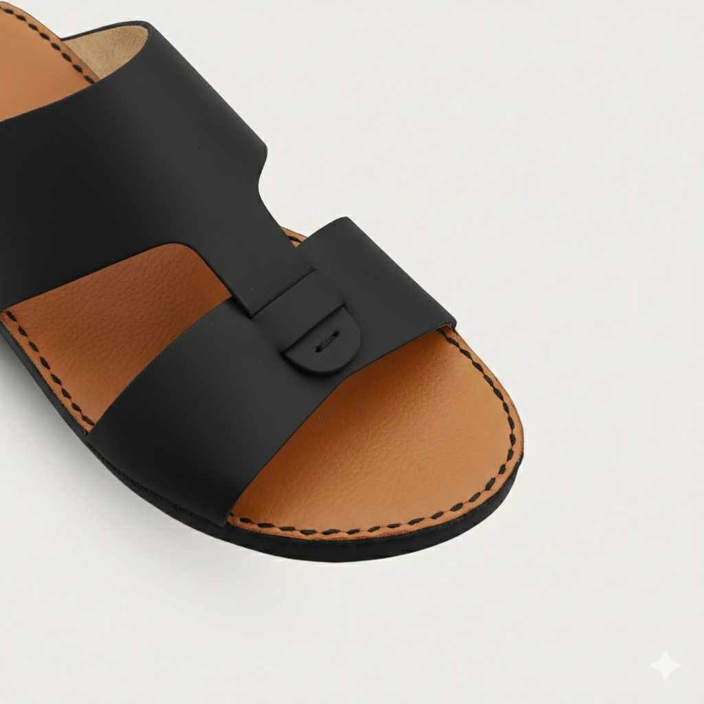 Sandal Calf Preto - 032026A
