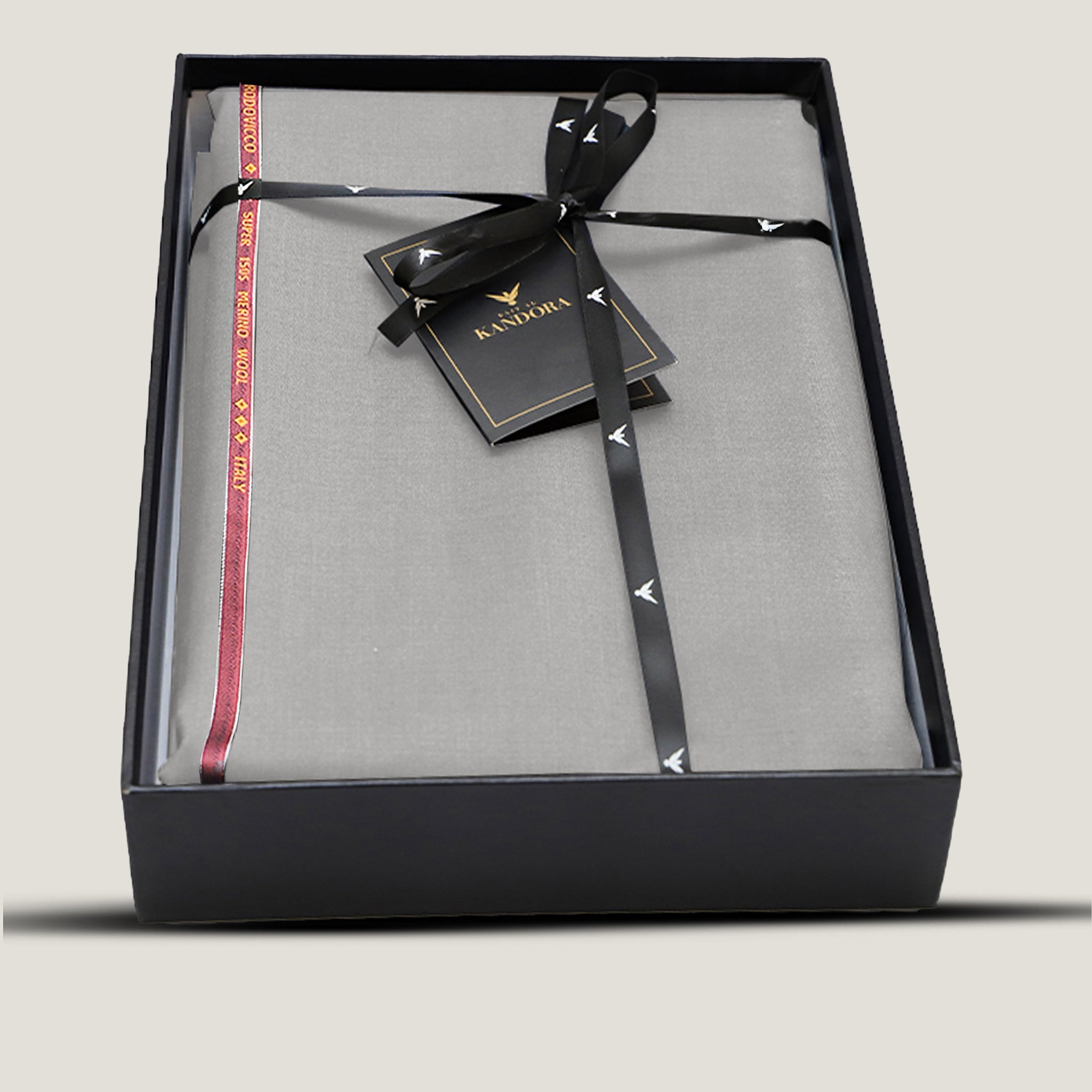 Rodovicco Italian Fabric Gift Box Lt. Grey