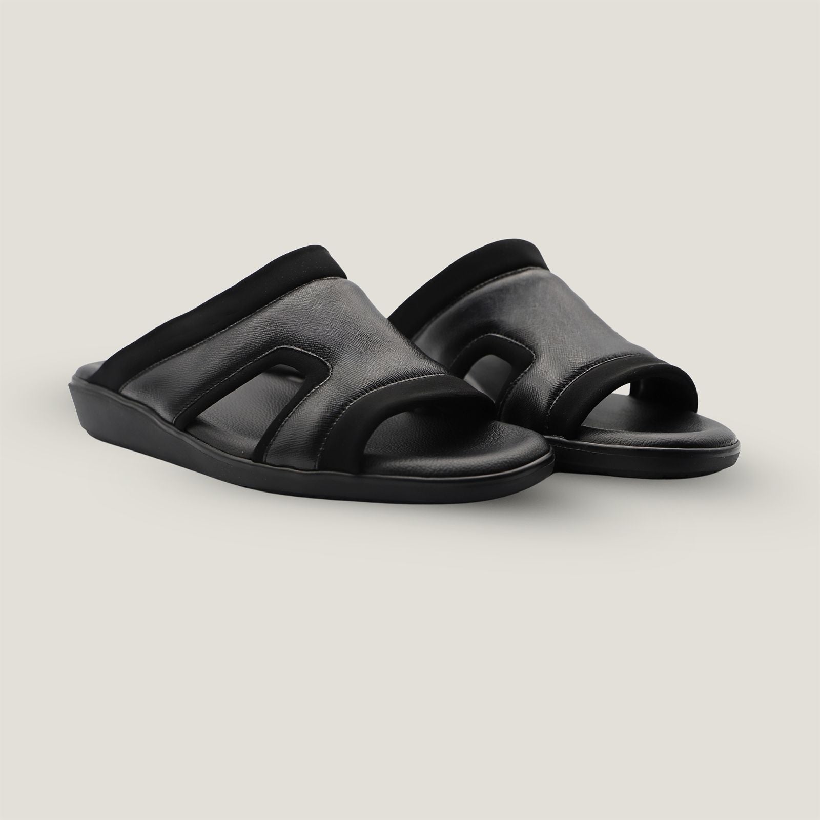 Sandal Saffiano Calf Nero