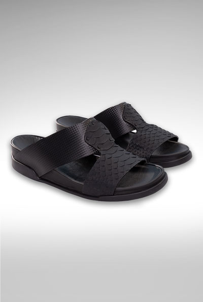 Sandal Python Car Carbon Nero