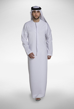 Style No -2-02-White Emirati Kandora