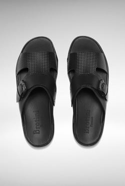 Sandal -Carbon-Staffa-Nero