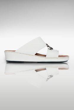 Sandal Classic Haycalf Grain White