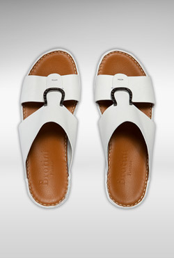 Sandal Classic Haycalf Grain White