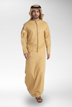 Gold Emirati Kandora