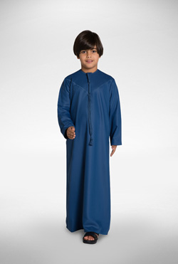 Blue Kids Emirati Kandora